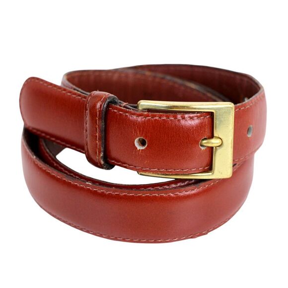 Dooney & Bourke BROWN GENUINE LEATHER 1"Wd CASUAL DRESS MEN'S BELT Sz 32/80 (t42 - Picture 2 of 14